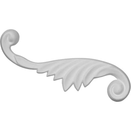 Ekena Millwork 2"W x 7 1/2"H x 3/4"P Wings Onlay, Left ONL03X05X01WI-L
